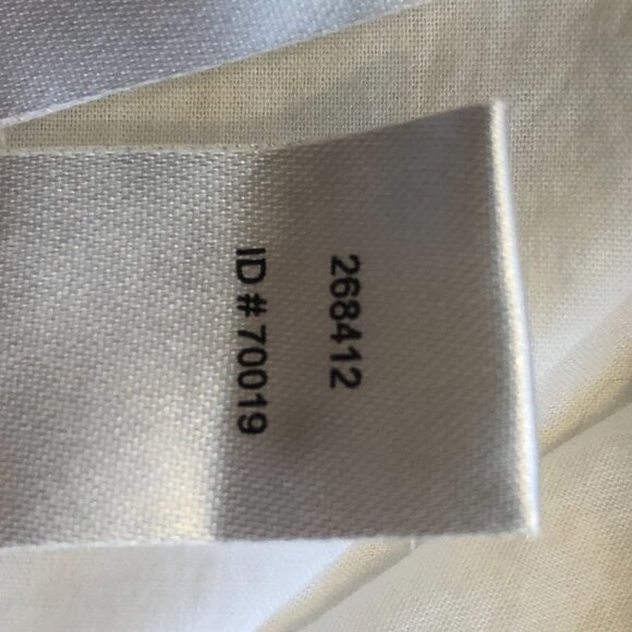 Vintage Ann Taylor LOFT Cotton Ruffle Tuxedo Long Sleeve Shirt Small - Picture 6 of 6